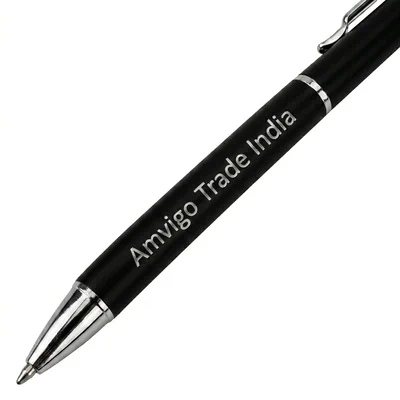 Black metal pen premium look Chennai One