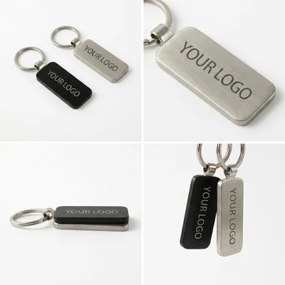 Personalized Metal Keychains - Round